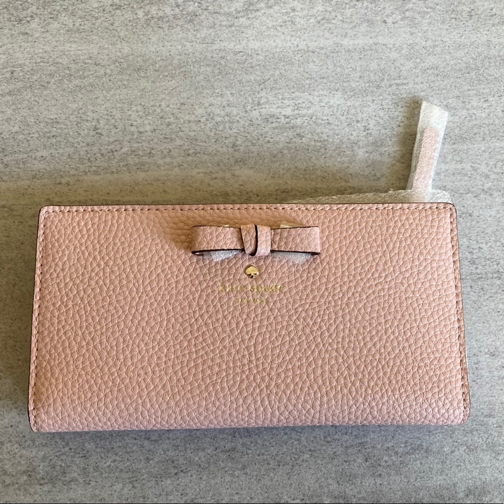 NWT KATE SPADE varmvellum Pershing street wallet - Picture 2 of 12